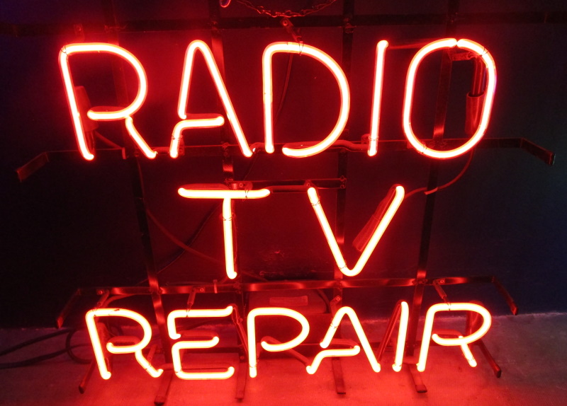 RADIO TV REPAIR NEON in NEONS/LIGHT UP SIGNS > STREET DRESSING/SERVICE