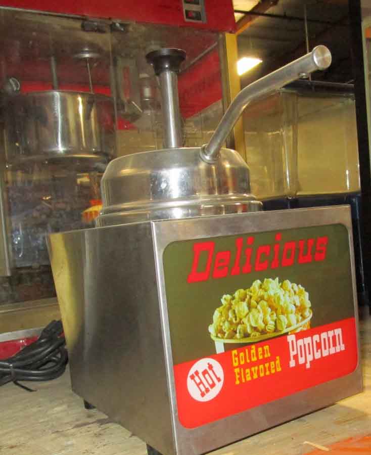 POPCORN BUTTER DISPENSER in CONVENIENCE STORE