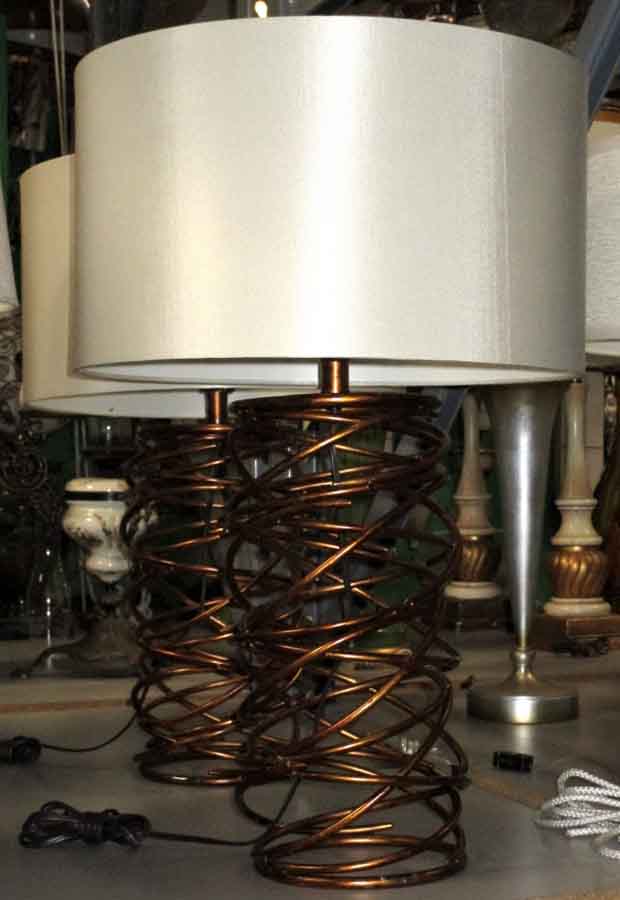 COPPER COIL LAMPS in LIGHTING > TABLE LAMPS TRADITIONAL