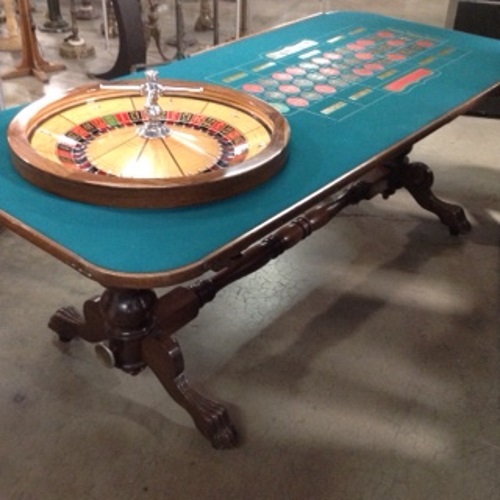 VINTAGE ROULETTE TABLE in CASINO > TABLES