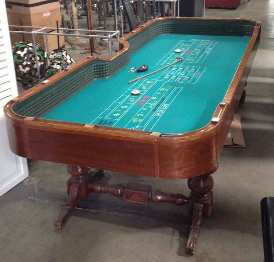 VINTAGE CRAP TABLE in CASINO > TABLES