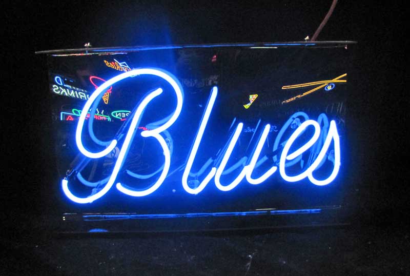 BLUES NEON in NEONS/LIGHT UP SIGNS > BAR/SPORT NEONS