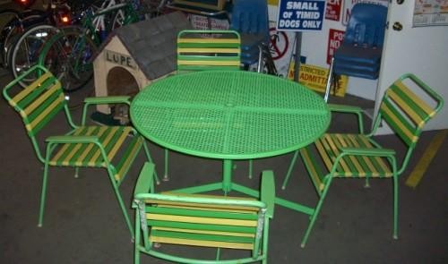 5 PC. ROUND PATIO SET