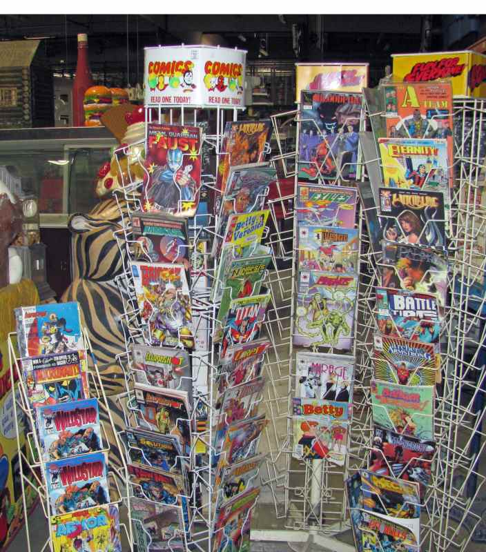 COMIC BOOK RACKS in MISC