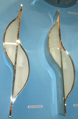 BRUSHED NICKEL CURVED