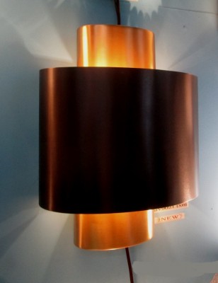 *BRASS AND BLACK SCONCE