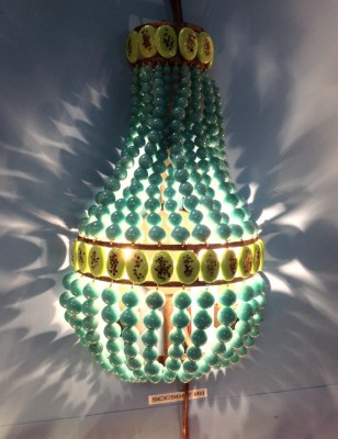 BEADED SCONCE