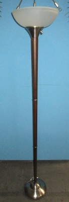 WOOD SHAFT TORCHIERE