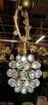 MINI CRYSTAL BALL CHANDELIER