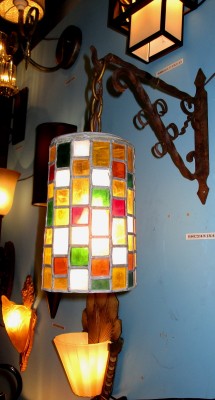 STAINED GLASS CYLINDERS