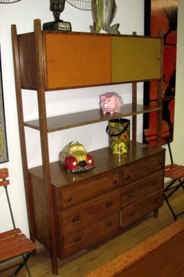 DANISH WOOD WALL UNIT