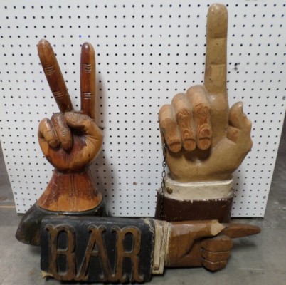 WOOD HAND SIGNS
