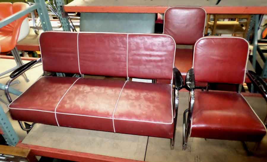 WAITING SOFA&CHAIRS in BARBER SHOP > FURNITURE