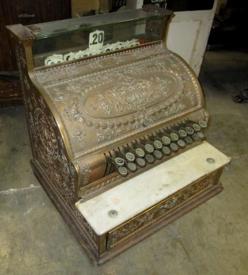 BRASS CASH REGISTER