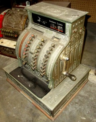 BRASS CASH REGISTER