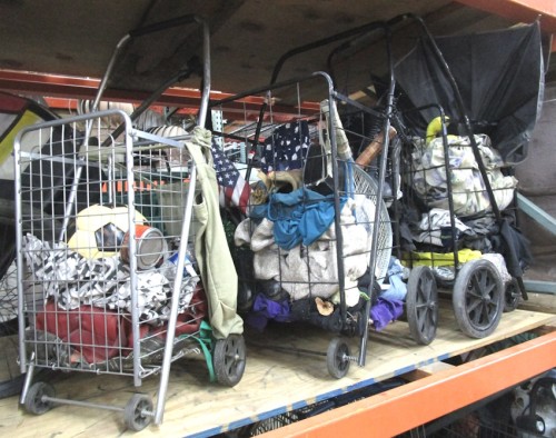 HOMELESS WIRE PULL CARTS