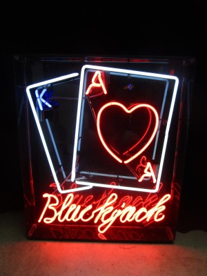 LARGE BLACKJACK NEON
