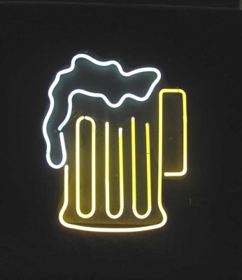 BEER MUG NEON