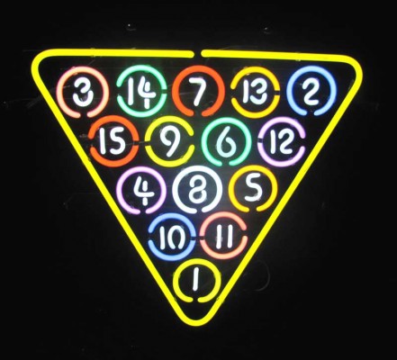BILLARD BALLS NEON