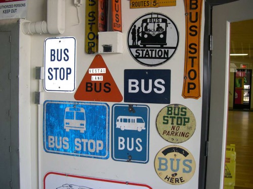 ASST.BUS STOP SIGNS