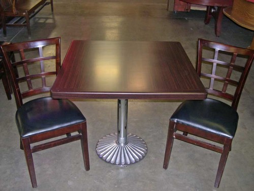 BROWN WOOD CHAIRS