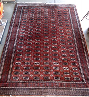 BROWN WOOL RUG