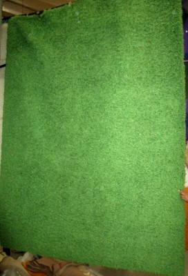 LIME GREEN SHAG RUG