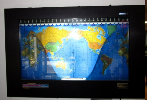 WORLD CLOCK MAP