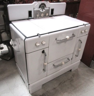 WHITE PORCELAIN STOVE