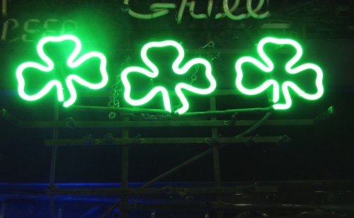 THREE 3 LEAF CLOVERS