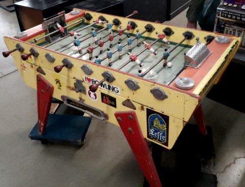 VINTAGE FOOSBALL TABLE