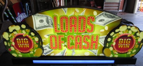 LOADS OF CASH SIGN