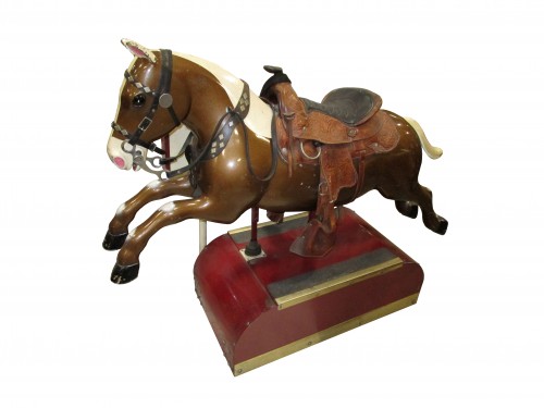 BROWN AND WHITE HORSE