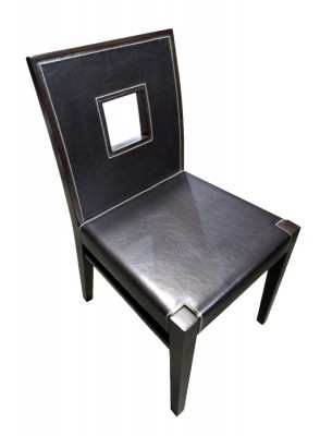 BROWN LEATHER CHAIRS