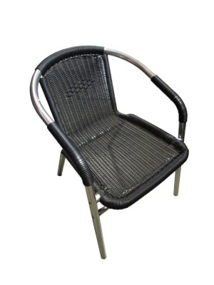 BLACK RATTAN CHAIRS