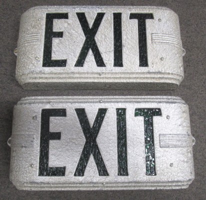 EXIT SIGNS