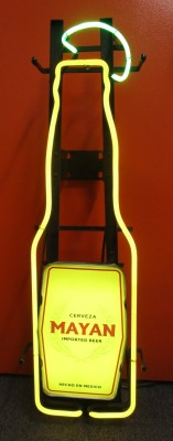 *MAYAN BEER NEON BOTTLE