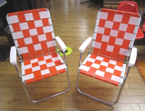 FOLDING"WEB"LAWN CHAIRS