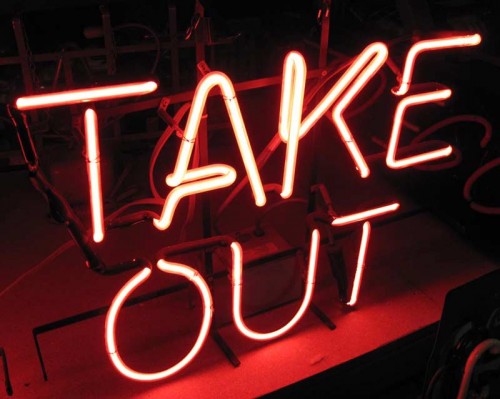 TAKE OUT NEON