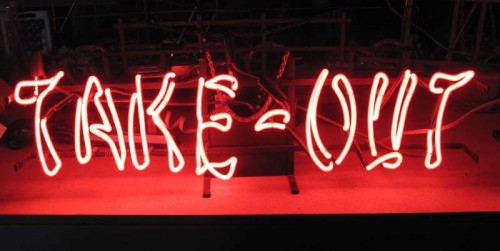 TAKE OUT NEON