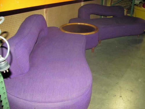 3PC.PURPLE SOFA