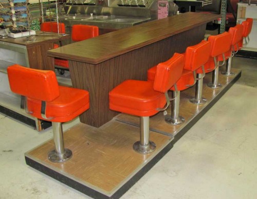 BROWN DINER COUNTER