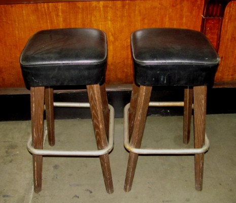 RUSTIC BK BAR STOOLS