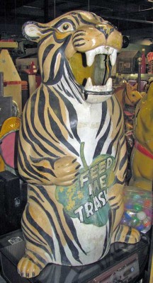 TIGER TRASH CAN