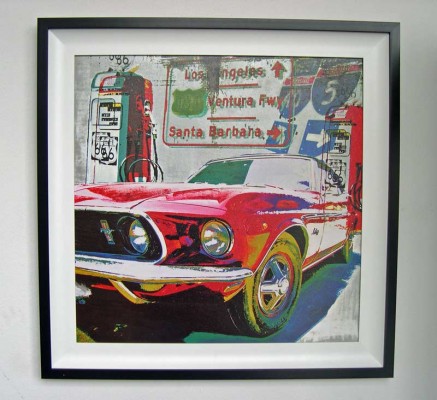 RED MUSTANG ART