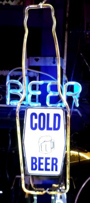COLD BEER BOTTLE NEON