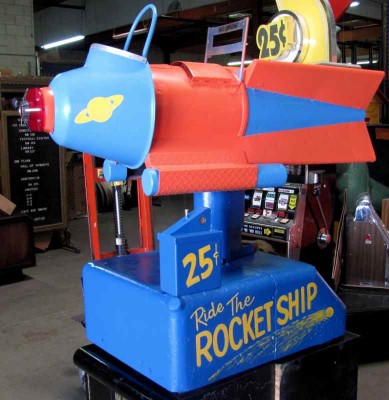 COIN-OP ROCKET SHIP-WORKING