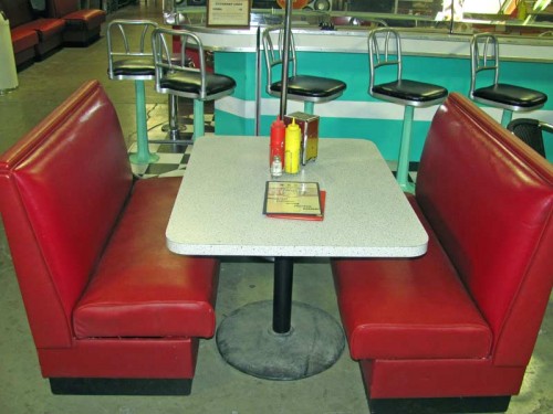 RED DINER BOOTHS