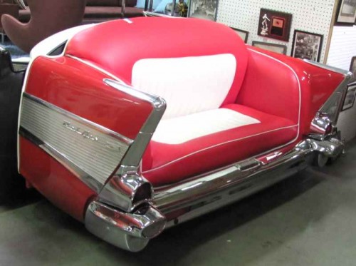 CAR SOFA-57` CHEVY