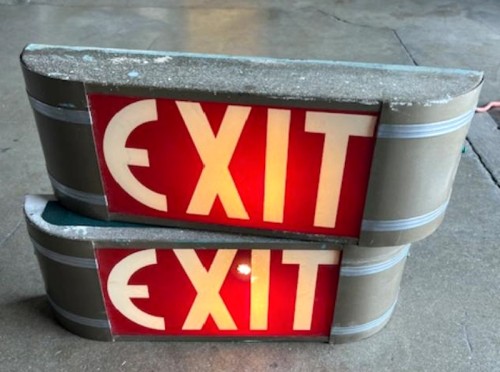 *DECO EXIT SIGNS